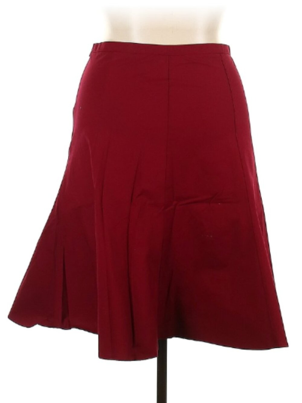 Gorgeous A-line midi skirt in Burgundy